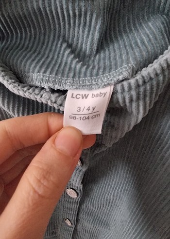 Düğmeli Kolsuz Kot Kız Elbisesi - Görsel 3