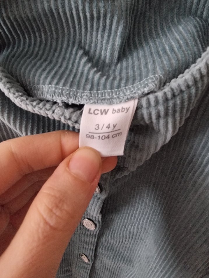 Düğmeli Kolsuz Kot Kız Elbisesi - Görsel 3