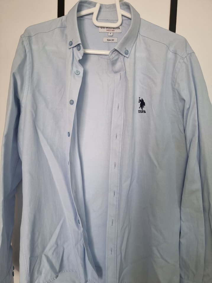 U.S. Polo Assn. Erkek Bordo Uzun Kollu Gömlek - Görsel 3