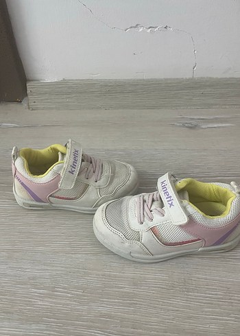 Kinetix Kız Çocuk Beyaz Bağcıksız Spor Ayakkabı - Görsel 2