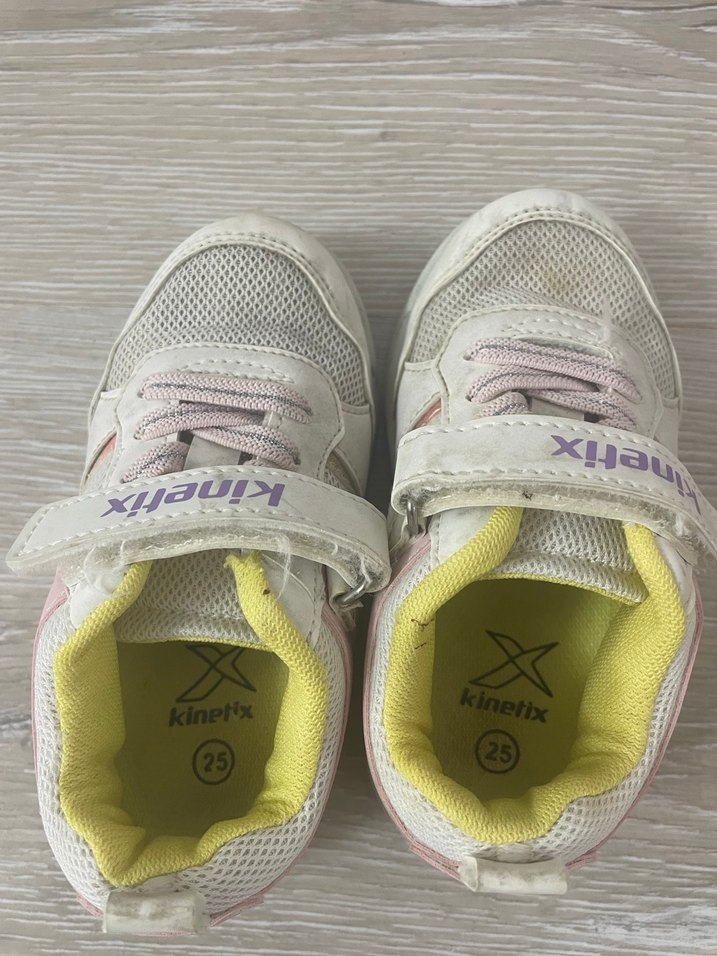 Kinetix Kız Çocuk Beyaz Bağcıksız Spor Ayakkabı - Görsel 4