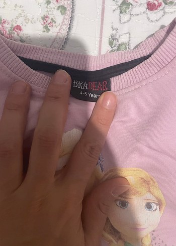 Kız Çocuk Pembe Pamuklu Uzun Kollu Pijama Takımı - Görsel 7