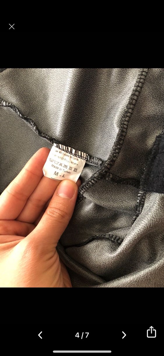 Ayarlanabilir Agraflı Siyah Kadın Tayt - Görsel 4