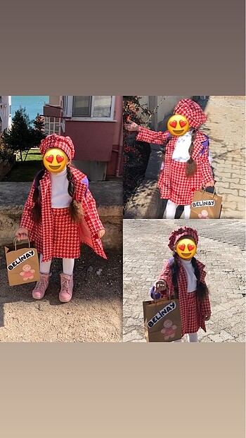 Zata etek ceket bere takım