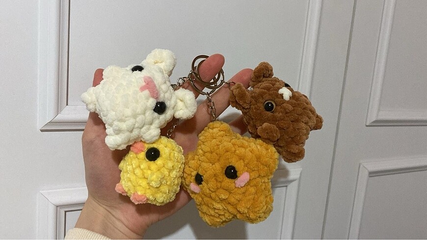 Amigurumi anahtralık
