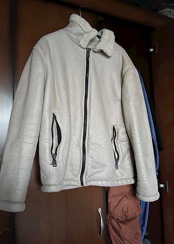 Gri Fermuarlı Street Wear Kadın Mont kürklü