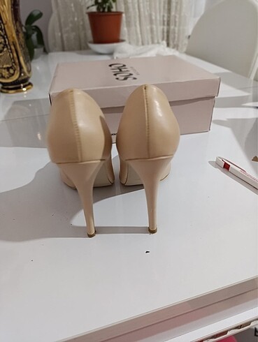 40 Beden ten rengi Renk Bayan ayakkabı stiletto abiye ayakkabı