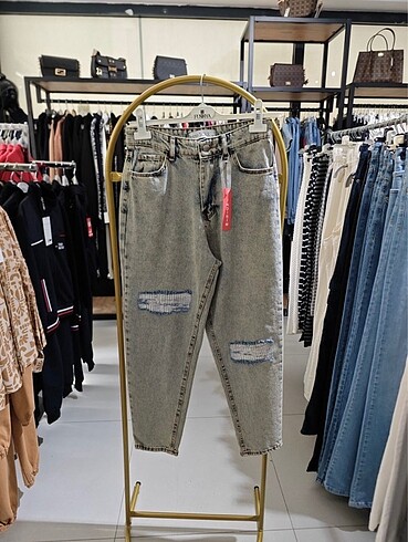 Soul marka detaylı yüksek bel havuç kesim jean