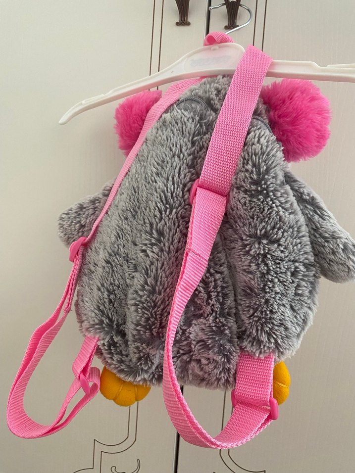 Renkli Penguen Peluş çanta - Görsel 3