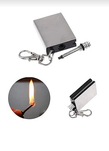3 adet metal kibrit