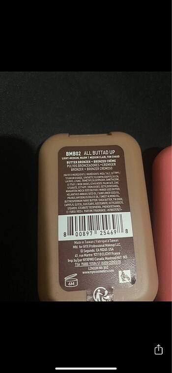  Beden nyx allık ve bronzer