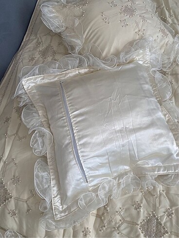 Antika Antep İşi Yatak Örtüsü Takımı - Görsel 6