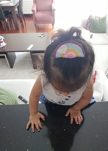 Gökkuşağı örgü toka#zara#mango#aksesuar #lcw#bebek