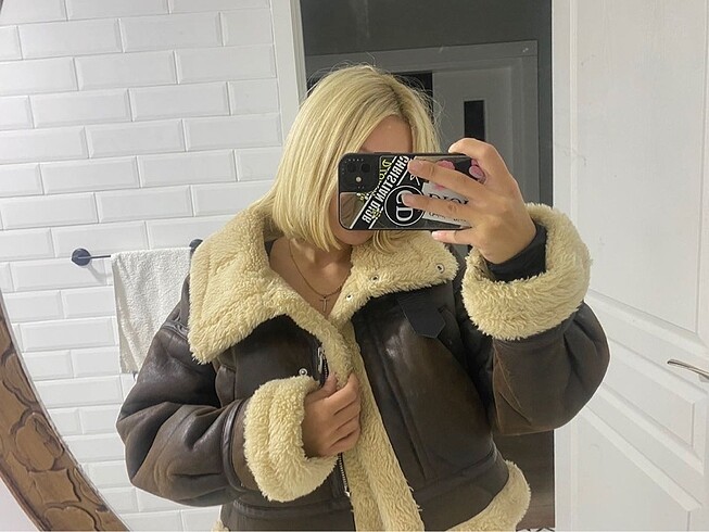 Zara orjinal biker mont