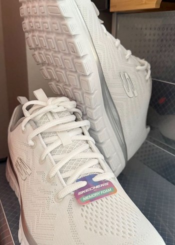 40 Beden beyaz Renk Skechers Graceful-get Connected Beyaz Kadın Spor Ayakkabı