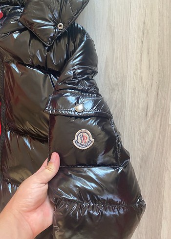 s Beden siyah Renk Moncler Siyah Parlak Mont