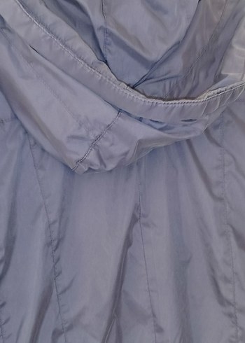 Düğmeli lacivert Midi Kadın yagmurluk - Görsel 4