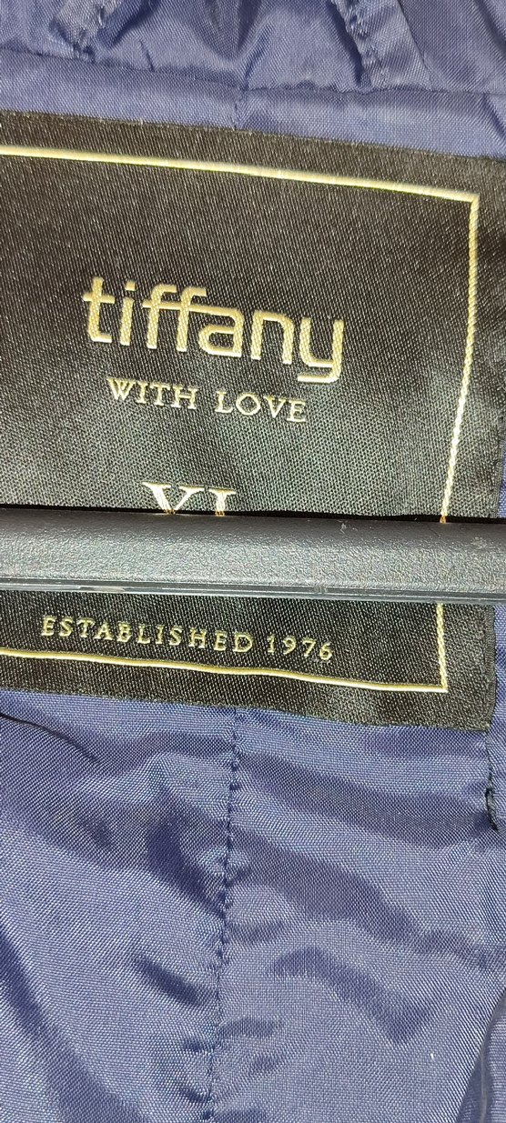 Düğmeli lacivert Midi Kadın yagmurluk - Görsel 3