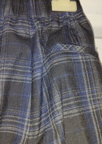 Kadın Gri Pilili Regular Fit Kumaş Pantolon - Görsel 4