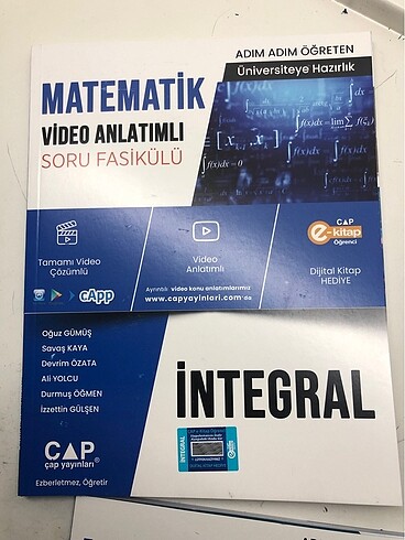  Beden ÇAP AYT MATEMATİK SIFIR KİTAPLAR
