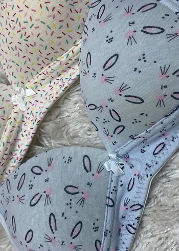 Pastel Renkli Desenli Rahat Sütyenler - Görsel 9