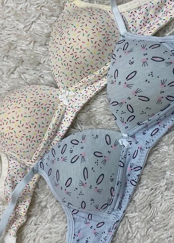 Pastel Renkli Desenli Rahat Sütyenler - Görsel 2