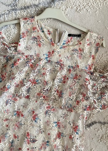 Nakışlı Bohem Uzun Kadın Elbise - Görsel 4