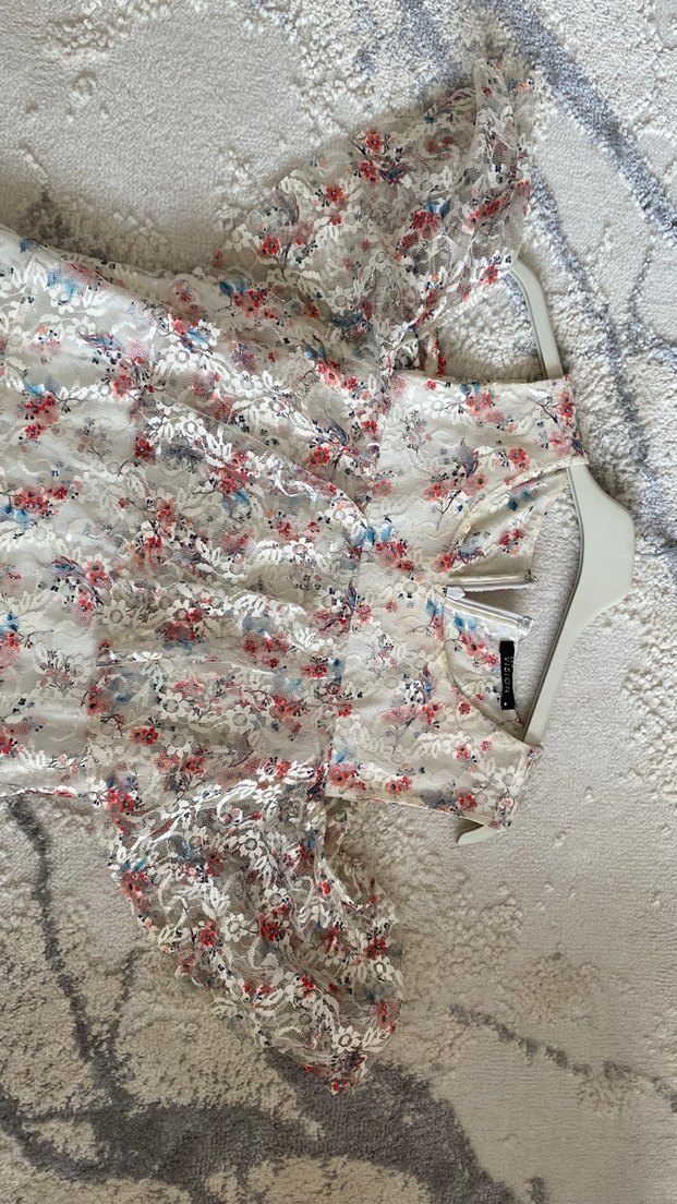 Nakışlı Bohem Uzun Kadın Elbise - Görsel 3