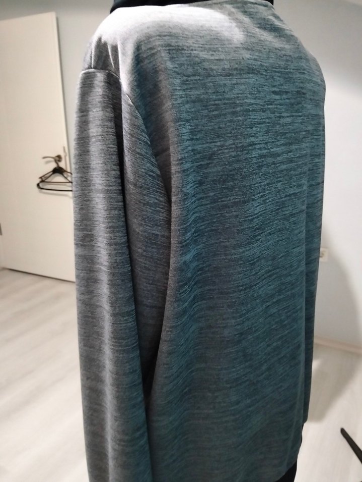 Kapüşonlu Fermuarlı Gri Erkek Sweatshirt - Görsel 5