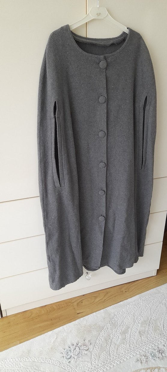 Gri Düğmeli  panco - Görsel 3