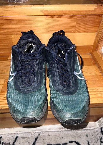 Erkek Lacivert Spor Ayakkabı Velcro Detaylı - Görsel 3