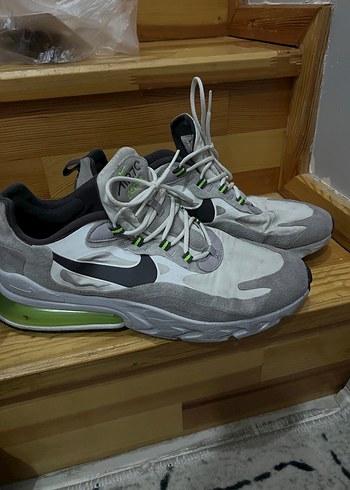 Beyaz Gri Bağcıklı Spor Erkek Sneakers - Görsel 4