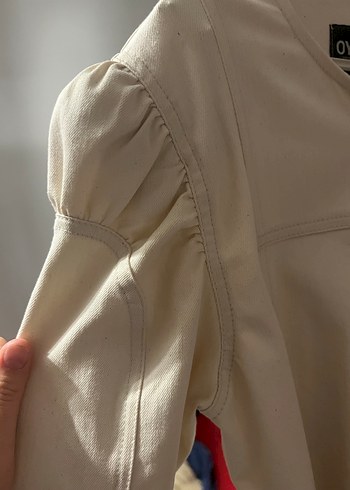 Fermuarlı Denim Tulum - Görsel 6