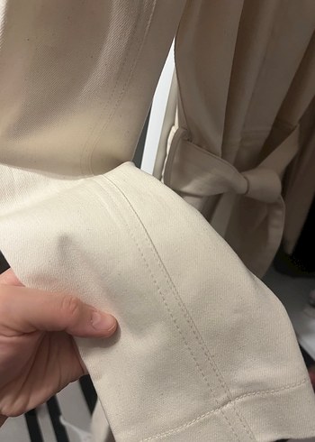 Fermuarlı Denim Tulum - Görsel 8