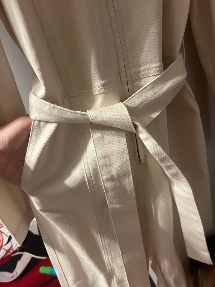 Fermuarlı Denim Tulum - Görsel 3