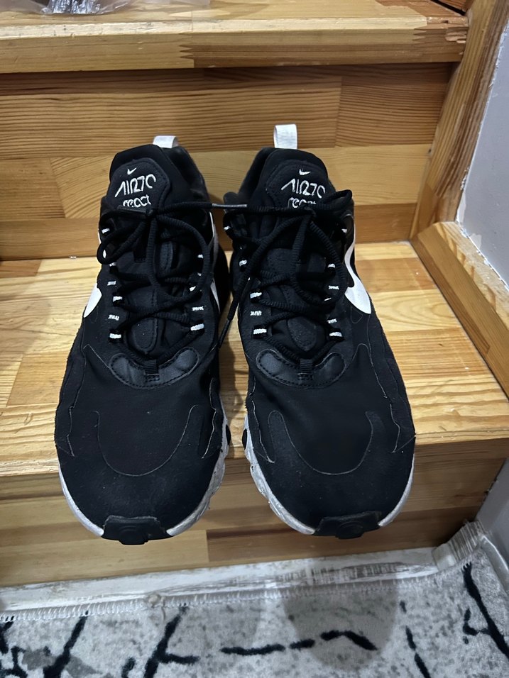 Nike Air Max 270 React Siyah Erkek Spor Ayakkabı - Görsel 3