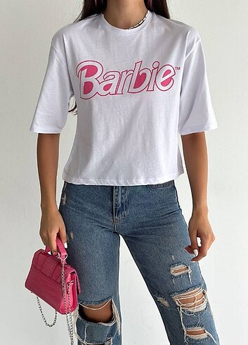 universal Beden pembe Renk Barbie tshirt