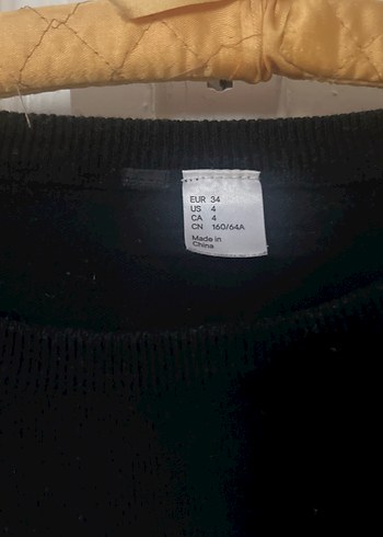 Siyah beyaz cepli kazak - Görsel 2