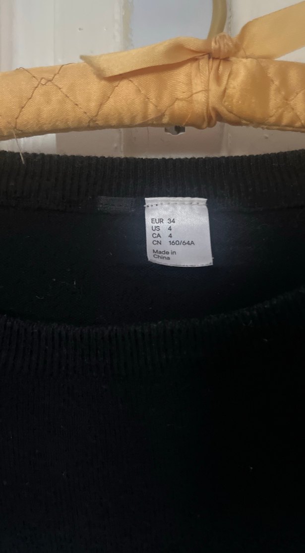 Siyah beyaz cepli kazak - Görsel 2