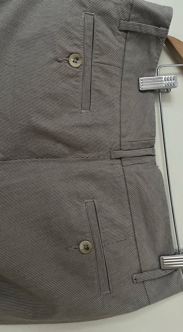 Çizgili Kadın Kumaş Pantolon - Görsel 4