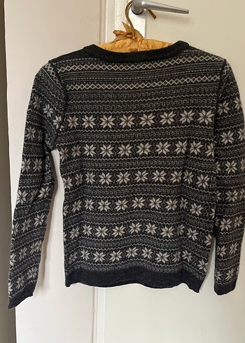 Gri Kadın Yılbaşı Kazak - Görsel 2