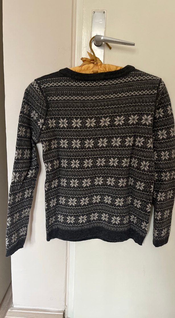 Gri Kadın Yılbaşı Kazak - Görsel 2