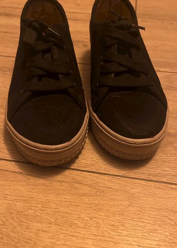 Siyah Kadın Platform Spor Ayakkabı - Görsel 9