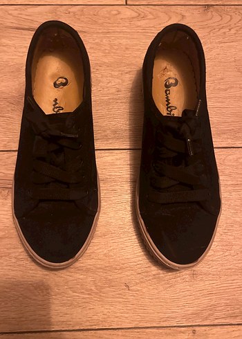 Siyah Kadın Platform Spor Ayakkabı - Görsel 3