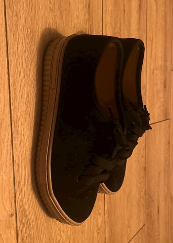 Siyah Kadın Platform Spor Ayakkabı - Görsel 6