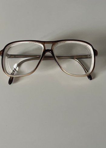 Kahverengi vintage numaralı gözlük çerçevesi - Görsel 2