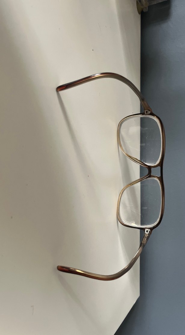 Kahverengi vintage numaralı gözlük çerçevesi - Görsel 4