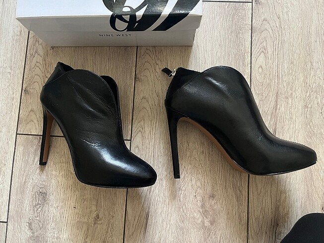 Nine West Nine west siyah deri ayakkabı