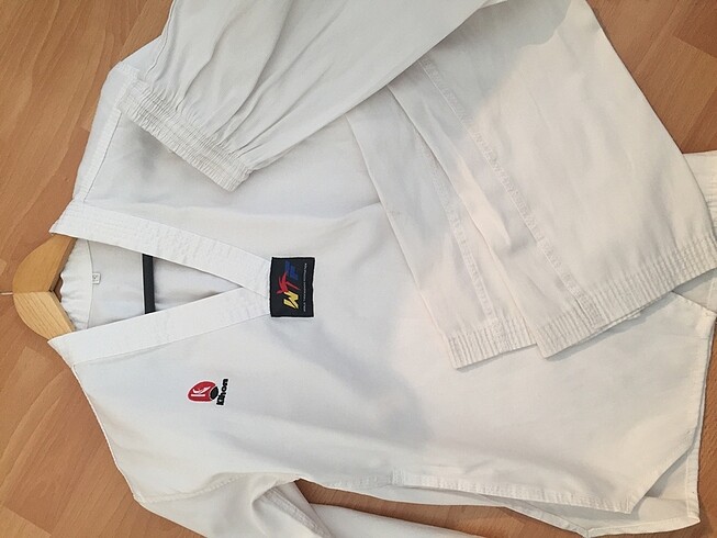 10 Yaş Beden beyaz Renk Kız Erkek Teakwondo Takımı