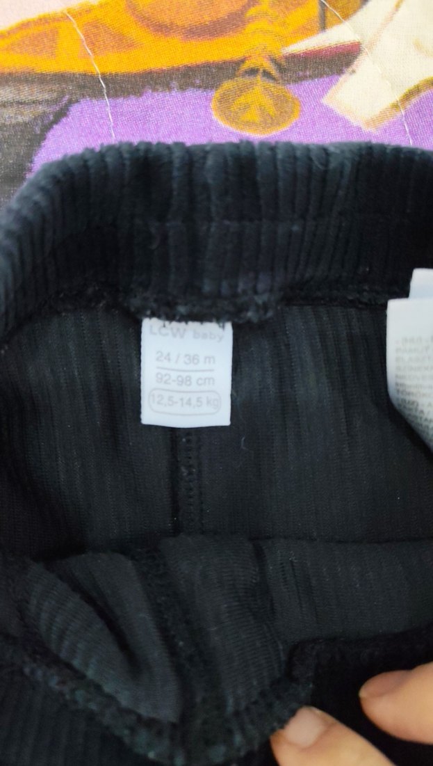 Kız Çocuk Siyah Dar Kesim Tayt - Görsel 2